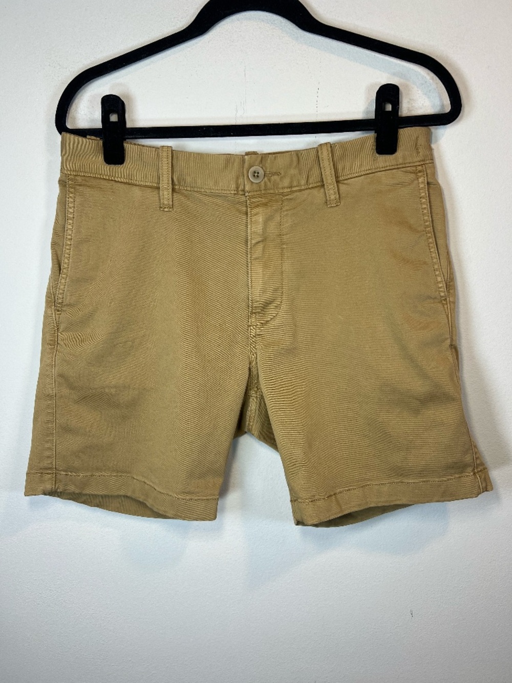 Madewell 7" CoolMax Chino Shorts Faded Birch All Season Pockets Preppy Summer 32